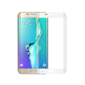 Miniatyrbillede 1 af 2: 0.1mm PET kurvet fuldt ud beskyttende skærmbeskytter til Samsung Galaxy S6 edge Plus - Hvid Transparent