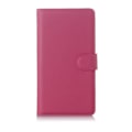 Miniatyrbillede 1 af 2: Jensen læder-etui med stander og kortholder til Microsoft Lumia 950 XL - Hot Pink Pink