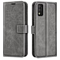 Pikkukuva 1 / 2: TCL 30 T nahkainen lompakokkotelo - Harmaa Silver grey