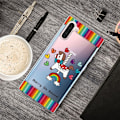Pikkukuva 2 / 2: Deco Samsung Galaxy Note 10 kuoret - Yksisarvinen ja Rakkaus Sydämet Multicolor