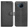 Miniatyrbillede 1 af 2: Klassisk Motorola Moto E30 flip etui - Sort Black