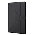 Pikkukuva 6 / 6: Samsung Galaxy Tab A8 10.5 (2021) V-taitto tyyliin silikonikotelo - Musta Black