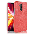 Miniatyrbillede 1 af 2: Huawei Mate 20 Lite mobiletui i kunstlæder med krokodille tekstur - Rød Red