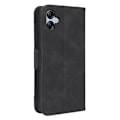 Miniatyrbillede 2 af 6: Stilfuldt Læder Etui med Pung til Samsung Galaxy A04e - Sort Black