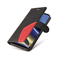 Miniatyrbillede 2 af 2: Tekstureret Læder Etui med Strop TilMotorola Moto G51 5G - Sort Black