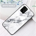 Miniatyrbillede 2 af 2: Fantasy Marble Samsung Galaxy A01 cover - Sort White