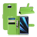 Pikkukuva 1 / 2: Sony Xperia 10 litchi nahkakotelo - Vihreä Green
