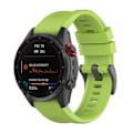 Miniatyrbillede 1 af 2: Garmin Fenix 7 / Epix Gen 2 / Descent G1 silikone-urrem - Grøn Green