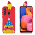 Miniatyrbild 1 av 2: Cute 3D Samsung Galaxy A21 skal - Flerfärgad multifärg