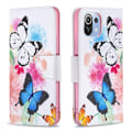 Pikkukuva 1 / 2: Wonderland Xiaomi 11 Lite 5g Ne / Mi 11 Lite 5g / 11 Lite Läppäkotelo - Vivid Butterflies Multicolor