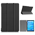 Pikkukuva 1 / 2: Lenovo Tab M8 yksinkertainen kolminkertainen nahkainen kotelo - Musta Black