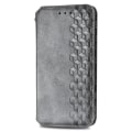 Pikkukuva 2 / 6: Nahkakotelo With A Stylish Rhombus Imprint For Samsung Galaxy S20 Ultra - Harmaa Silver grey