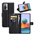 Miniatyrbillede 2 af 2: Classic Xiaomi Redmi Note 10 Pro Flip Etui - Sort Black