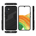 Miniatyrbild 2 av 2: Shockproof Hybrid Skal med A Modern Touch till Samsung Galaxy A34 5G - Svart Svart