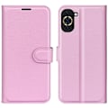 Miniatyrbillede 1 af 2: Klassisk Huawei Nova 10 Pro Flip Etui - Lyserød Pink
