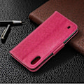 Miniatyrbild 2 av 2: Butterfly läder Samsung Galaxy A10 fodral - Rosa Rosa