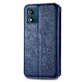 Pikkukuva 2 / 6: Nahkakotelo With A Stylish Rhombus Imprint For Motorola Moto E13 - Sininen Blue