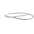 Miniatyrbild 1 av 5: Universal crossbody-nackrem i läder med transparent dyna - Grå Silvergrå