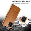 Pikkukuva 2 / 2: LC.IMEEKE iPhone 12 Mini flip case - Ruskea Brown