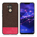 Pikkukuva 1 / 2: Huawei Mate 20 Lite kankainen tekstuurikotelo - Kahvi / Punainen Multicolor