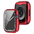 Pikkukuva 1 / 2: Apple Watch (41mm) tyylikäs TPU-suojus - Punainen Red