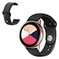 Miniatyrbillede 1 af 2: silikone rem til Samsung and Garmin rem - sort Black
