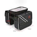 Miniatyrbillede 2 af 2: PROMEND MTB touch screen opbevaringstaske cykelstyr - Gul / Blå Striber Multicolor