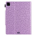 Miniatyrbillede 2 af 2: Kortspor Design Vegansk Læder Stand Tablet Cover med Auto Wake / Sleep iPad Pro 12.9 (2022) / (2021) / (2020) / (2018) - Lilla Purple