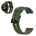Miniatyrbild 1 av 2: 24 mm klockarmband i silikon för Suunto-enhet - Militärgrön Grön