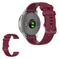 Miniatyrbillede 1 af 2: Silikoneurrem til Garmin- og Samsung-ure - Rødvin Red