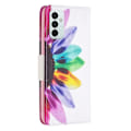 Pikkukuva 2 / 2: Wonderland Samsung Galaxy M23 flip kuoret - Auringonkukka Multicolor