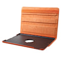Miniatyrbillede 2 af 2: iPad Pro 10.5 Læder etui med roterende stand - Orange Orange