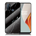 Miniatyrbillede 1 af 2: Fantasy marmor OnePlus Nord N100 cover - sort Black