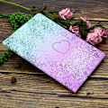 Pikkukuva 2 / 2: Samsung Galaxy Tab A 10.5 kuviollinen synteetti nahkainen suojakotelo kortti paikoilla - Kimalle Ja Sydän Multicolor