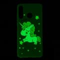 Miniatyrbillede 2 af 2: Huawei P30 Lite lysende nat etui - Enhjørninge Mønster Multicolor