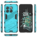 Pikkukuva 2 / 2: Shockproof Hybrid Suojakuori With A Modern Touch For OnePlus Ace Pro / 10t - Vauvasininen Blue