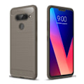 Miniatyrbild 2 av 2: LG V40 ThinQ borstat skal i kolfiber - grå Silvergrå