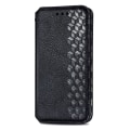 Pikkukuva 2 / 6: Nahkakotelo With A Stylish Rhombus Imprint For Sony Xperia 1 IV - Musta