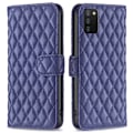 Miniatyrbillede 1 af 2: Rhombus mat Samsung Galaxy A03s / Samsung Galaxy A02s (166mm) flip etui - Blå Blue