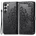 Miniatyrbillede 1 af 2: Mandala Samsung Galaxy S23 Flip Etui - Sort Black