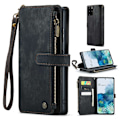 Miniatyrbillede 1 af 2: CaseMe Samsung Galaxy S20 Plus etui med lynlås og pung - Sort Black