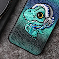 Miniatyrbild 2 av 2: Nimmy Sött husdjur iPhone 11 Pro Broderat fodral - Grön Grön