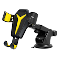 Miniatyrbillede 1 af 2: 2-i-1 universelt sugende telefonstativ - Gul Yellow