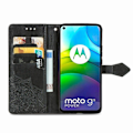 Miniatyrbillede 6 af 6: Mandala Motorola Moto G9 Power Flip Etui - Sort Black