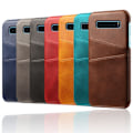 Miniatyrbild 2 av 2: Crazy Horse Samsung Galaxy S10 Plus läder fodral - Orange Orange