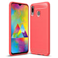 Pikkukuva 1 / 2: Carbon Flex Samsung Galaxy M20 kuoret - Punainen Red