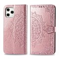 Miniatyrbild 1 av 2: Mandala läder iPhone 12 Pro Max fodral - Rosa Rosa