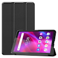Pikkukuva 1 / 2: Kolminkertainen nahkainen jalusta kotelo Lenovo Tab M7 (3rd Gen) - Musta Black