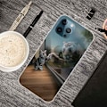 Pikkukuva 2 / 2: Mirror iPhone 14 Pro Max flip case - Peili Kissa Silver grey