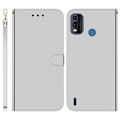 Miniatyrbillede 1 af 2: Mirror Nokia G11 Plus Flip Etui - Sølv Silver grey